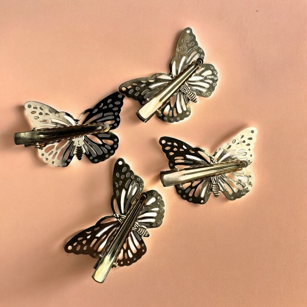 Free People Butterfly Hair Clips - Picture 5 of 5